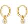 Ted Baker Sinalaa Huggie Earrings - Gold/Transparent
