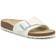 Birkenstock Catalina Birko-Flor Embossed - White/BF Shiny Lizard White