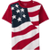 The Children's Place Boy's American Flag Graphic Tee - Ruby