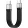 Nordic USB4-014 40Gbps 100W USB C- USB C M-M 0.1m