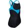 Arena Costume Intero Piscina Vortex Nero Azzurro Bambina 8-9 Anni