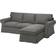 IKEA EKTORP schäslong, Hakebo Soffa 252cm 3-sits