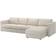 Ikea Vimle Gunnared Beige Sofa 322cm 4-Sitzer