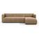 AllModern Brandt Palermo Drift Genuine Leather Sofa 105" 4 Seater