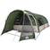 vidaXL Family Tent Tunnel 8-Person Green Waterproof