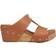 Corkys Taboo Studded Embossed Wedge Sandals Brown