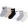 Nike Baby Ankle Socks 6-pack - Dark Grey Heather (NN0641-G0E)