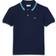 Lacoste Boy's Tricolour Pique Tipped Polo - Navy Blue/Blue/White/Green