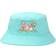 BioWorld My Melody & Flat Embroidered Bucket Hat - Turquoise