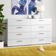 Zipcode Design Jantz White Chest of Drawer 55.1x32.2"