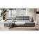 Berrto Light grey Sofa 306cm 5-seter