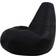 Bean Bag Bazaar Gaming Recliner Indoor and Outdoor Black Pouf