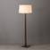 Nova of California Taper Dark Walnut/Weathered Brass Floor Lamp 60"