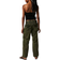 Free People Can't Compare Slouch Trousers - Dusty Olive