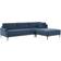 TOV Furniture Serena Blue Sofa 106.8" 3 3 Seater