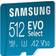 Samsung EVO Select microSDXC Class 10 UHS-I U3 V30 A2 130MB/s 512GB +SD-adapter