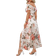 Shein Frenchy Summer Dress, Floral Dress, Split Long Dress