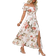 Shein Frenchy Summer Dress, Floral Dress, Split Long Dress
