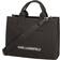 Karl Lagerfeld Ikonik 2.0 Rhinestone Tote Bag - Black