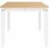 vidaXL Corona White Dining Table 90x180cm