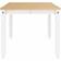 vidaXL Corona White Matbord 90x180cm