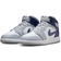 NIKE Air Jordan 1 Mid GS - White/Wolf Grey/Midnight Navy