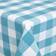 Homescapes Gingham Tischdecke Blau (228x137cm)