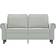 vidaXL Accent Light Gray Sofa 151.9cm