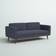 Upper Square Devale Dust Blue Sofa 80" 3 Seater