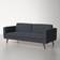 Upper Square Devale Dust Blue Sofa 80" 3 Seater