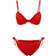 Trendyol Collection Brazilian Bikini Set - Red