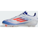 Adidas F50 League MG Soccer Cleats - Cloud White/Solar Red/Lucid Blue