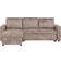 Beliani Nesna Light Brown Sofa 228cm 3-Sitzer