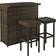 Crosley Palm Harbor Outdoor Bar Set, 1 Table incl. 2 Chairs