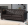 Artemis Home Sherburn Brown Sofa 217cm 3 Seater