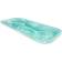 Nashi Home Classical Rectangle Aqua Swirl Fuente de servicio