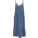 Only Midi Denim Dress - Blue/Light Blue Denim