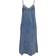 Only Midi Denim Dress - Blue/Light Blue Denim