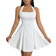 Shein Slayr Solid Backless Halter Neck Dress