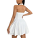 Shein Slayr Solid Backless Halter Neck Dress