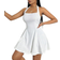 Shein Slayr Solid Backless Halter Neck Dress