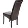 tectake Luxury Brown Køkkenstol 106cm 6stk