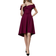 Shein Anewsta Off Shoulder Foldover Front Dress