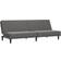 Homie Synthetic Leather Grey Sofa 200cm 2 personers