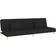 vidaXL 375889 Black Soffa 200cm 2-sits