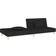 vidaXL 375889 Black Soffa 200cm 2-sits