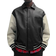 HUGO BOSS Embossed Logo Varsity Jacket - Black