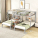 Simplie Fun Metal Twin Over Triple With Storage Bunk Bed