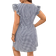 Shein Frenchy Plus Size A Line Summer Women's Striped Short Flying Sleeve A-Line Dress