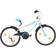 vidaXL Childrens Bicycle 20 Inches Blue/White Barncykel